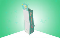 Upuszczana kieszeń na kartonowe wyświetlacze POP stoi 4 kolumny, aby promować zabawki niespodzianki