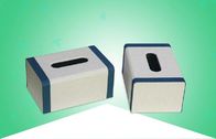 Tissue Gift Niestandardowe pudełko do pakowania Gruba drewniana deska z flokowaniem / tkaniną