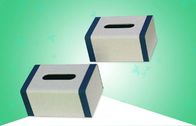 Tissue Gift Niestandardowe pudełko do pakowania Gruba drewniana deska z flokowaniem / tkaniną