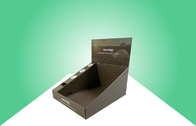 Biodegradowalny kartonowy wyświetlacz licznika Matowe wykończenie do promowania ciepłej ładowarki