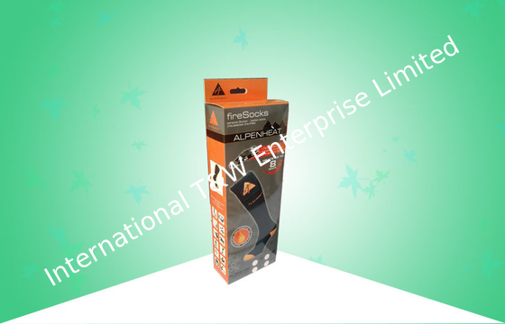 kupować 400gsm Art - papierowe pudełka do pakowania Firma zwięzła konstrukcja do pakowania skarpet przeciwpożarowych online manufacture