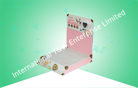 kupować CMYK 350gsm Tekturowy wyświetlacz blatu Laminowanie PP online manufacture