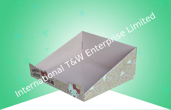 Dobra cena. Recyklingowy kartonowy wyświetlacz licznika do promowania wacików kosmetycznych Hello Kitty w Internecie