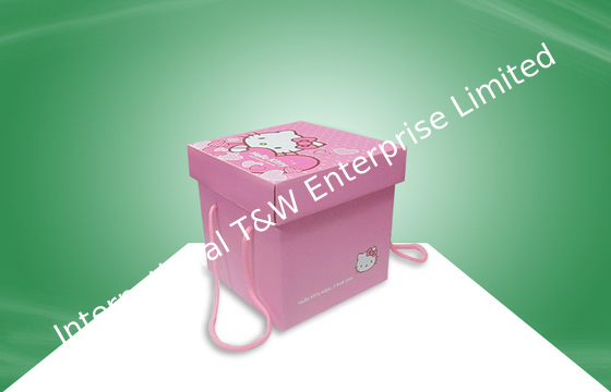 Dobra cena. Decorative Pink Hellokitty Paper Gift Box With Handle For Packing Snacks w Internecie