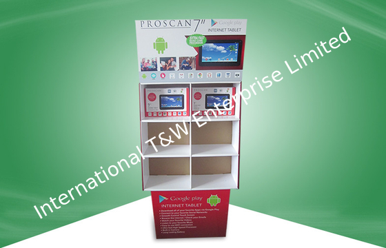Dobra cena. 6 Cell portable display stands , cardboard display shelves Promote Ipad / Electronic Products w Internecie