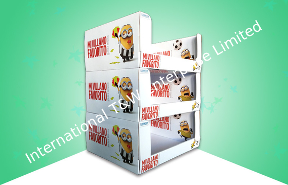 4 kolory CMYK Minion PDQ Pudełka z kartonu z układanymi butelkami do napojów dla dzieci