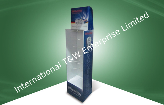 Dobra cena. Floor Stand Show Pos Cardboard Displays For Led Light , Sgs / Iso / Rohs w Internecie