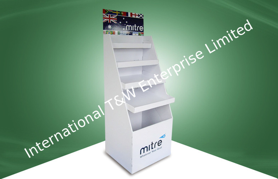 Dobra cena. 5 Shelf Cardboard Display Stands , Free Standing Cardboard Displays For Mixture Products w Internecie