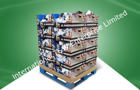 Point Of Sale Pop Cardboard Displays Pdqs For Sport Socks , Environment Friendly