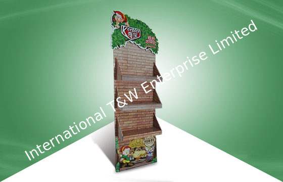 Dobra cena. Floor Standing corrugated cardboard display Stand Shop Snacks Storage w Internecie