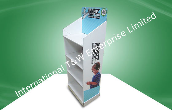 Dobra cena. Ekskluzywna tektura POP z czterema szufladami Ekologiczna z różnymi kartami nagłówkowymi do sprzedaży przedmiotów z Earbuz do Wal-Martu w Internecie