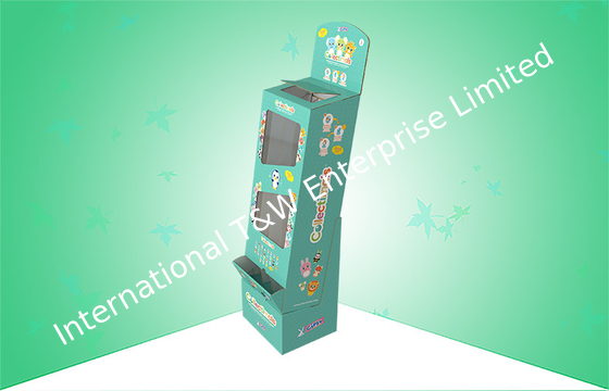 Dobra cena. Upuszczana kieszeń na kartonowe wyświetlacze POP stoi 4 kolumny, aby promować zabawki niespodzianki w Internecie