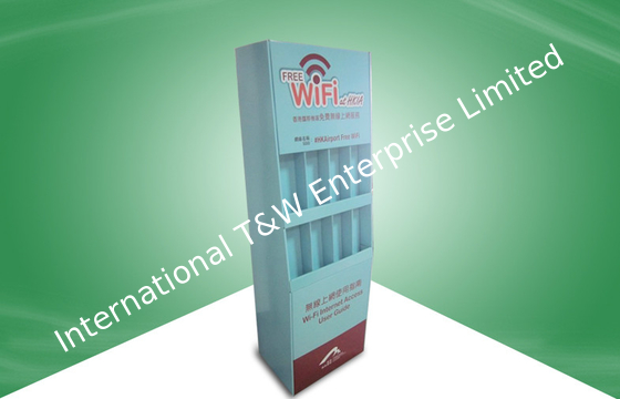 Dobra cena. Eight Cell Recyclable Stand Up Cardboard Display , Electronic Corrugated Floor Displays w Internecie