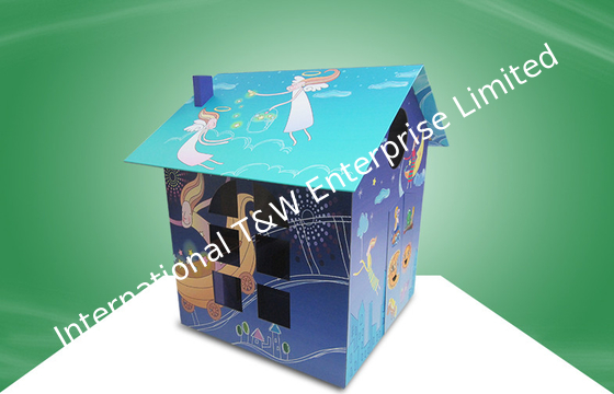 Dobra cena. Recyclable Children ' S Cardboard Playhouse , Cardboard Coloring House For Kids w Internecie