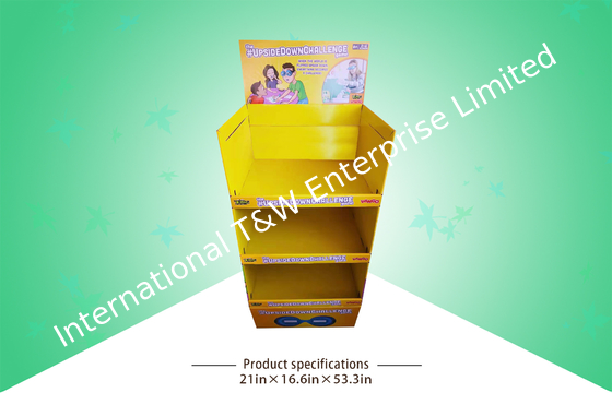 Dobra cena. Przyciągające wzrok niestandardowe wyświetlacze kartonowe POP Łatwy montaż Wolnostojący w Internecie