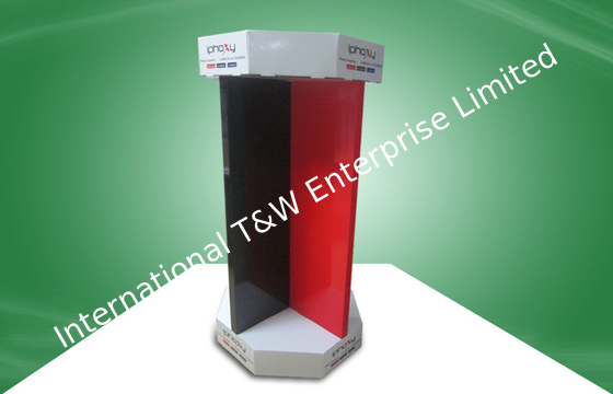 Dobra cena. Iphone Accessory Products Cardboard Free Standing Display Units Eight-Face-Show Design w Internecie