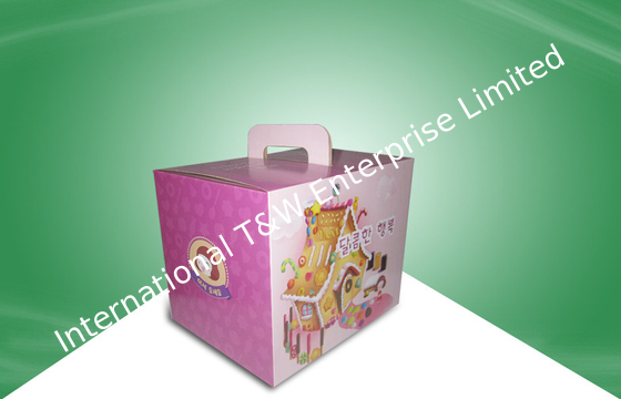Dobra cena. Small Recyclable Corrugated Paper Food Packaging Boxes OEM / ODM with PET Sheet w Internecie